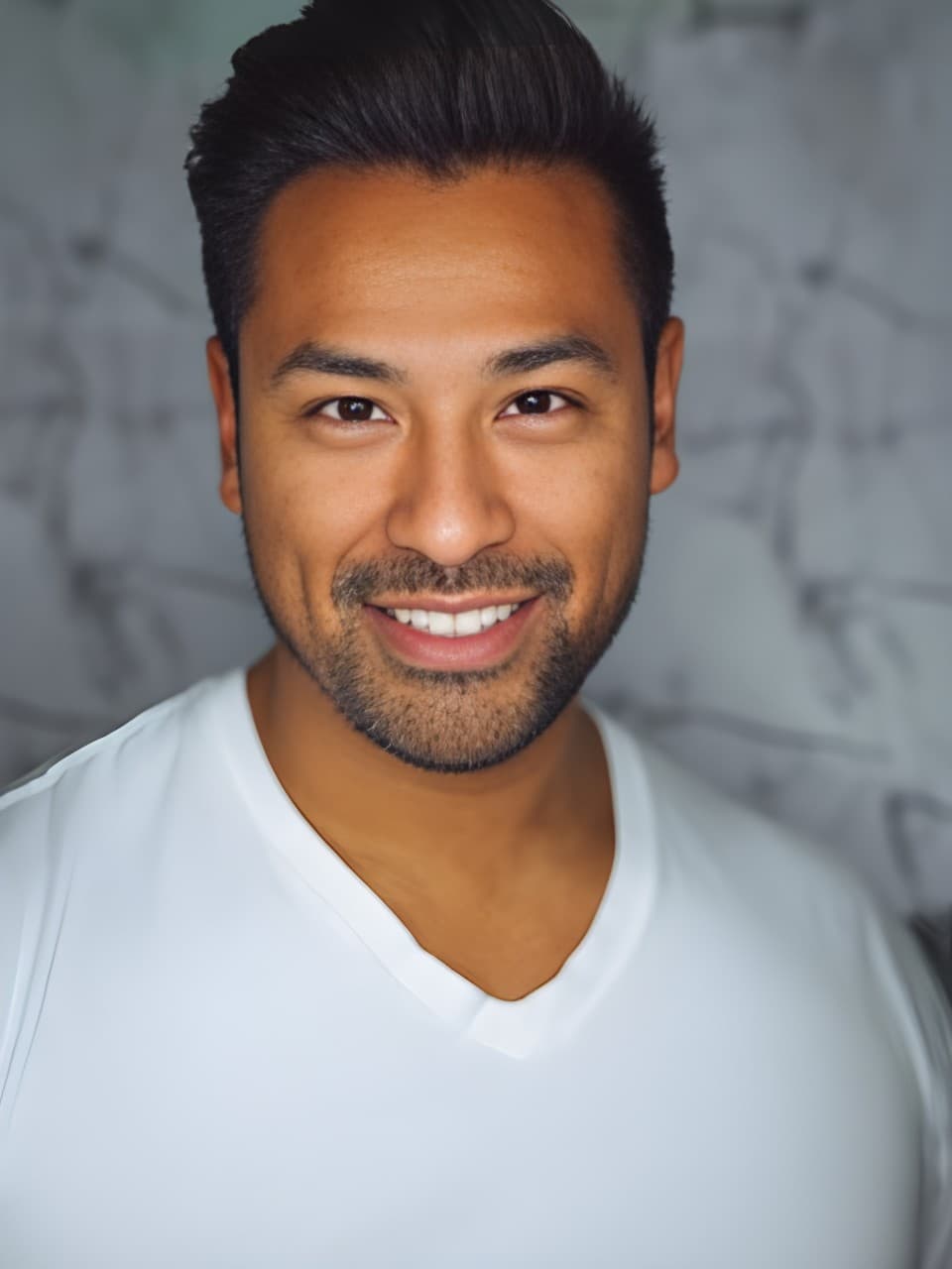 Upscaled portrait photo with sharp facial detail suitable for print